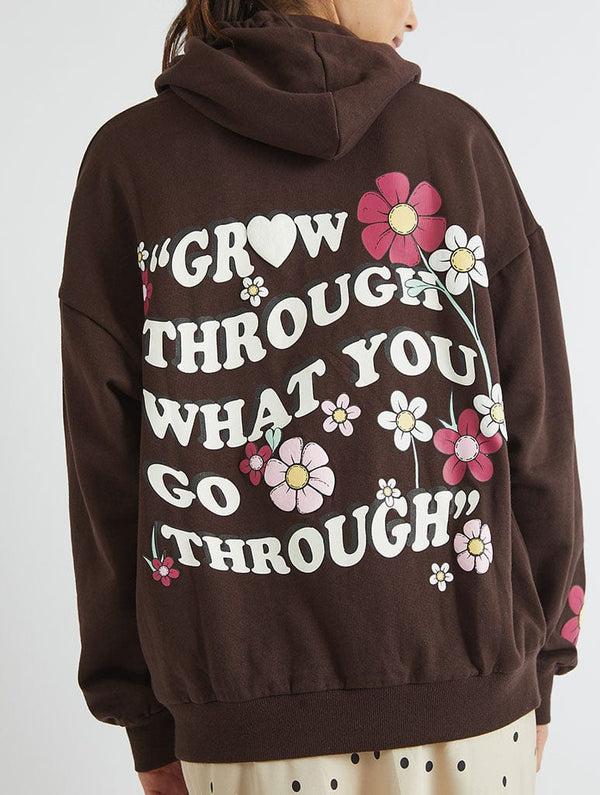 Skinnydip London Grow Through What You Go Through Hoodie – Skinnydip London