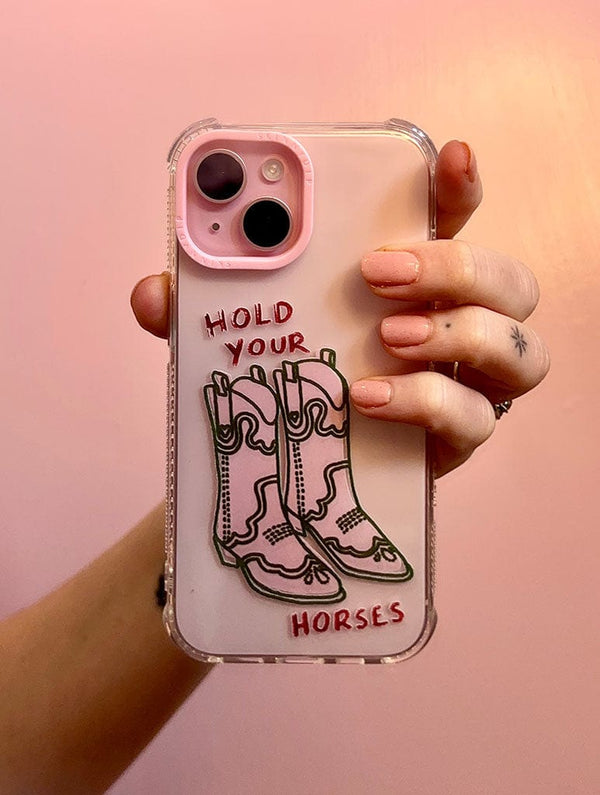 Skinnydip London Hand And Palm X Skinnydip Hold Your Horses Shock IPhone Case