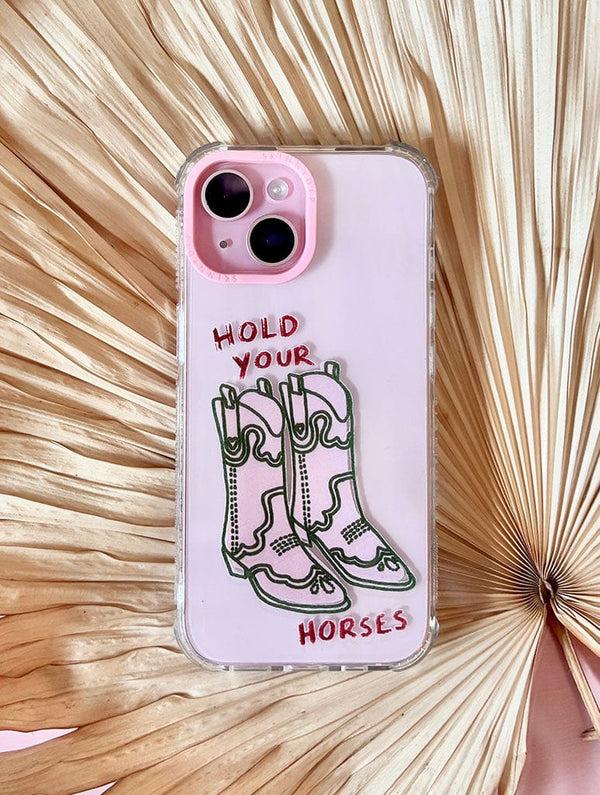Skinnydip London Hand And Palm X Skinnydip Hold Your Horses Shock IPhone Case