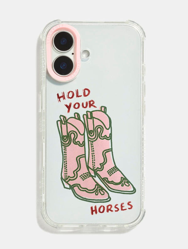 Skinnydip London Hand And Palm x Skinnydip Hold Your Horses Shock iPhone Case