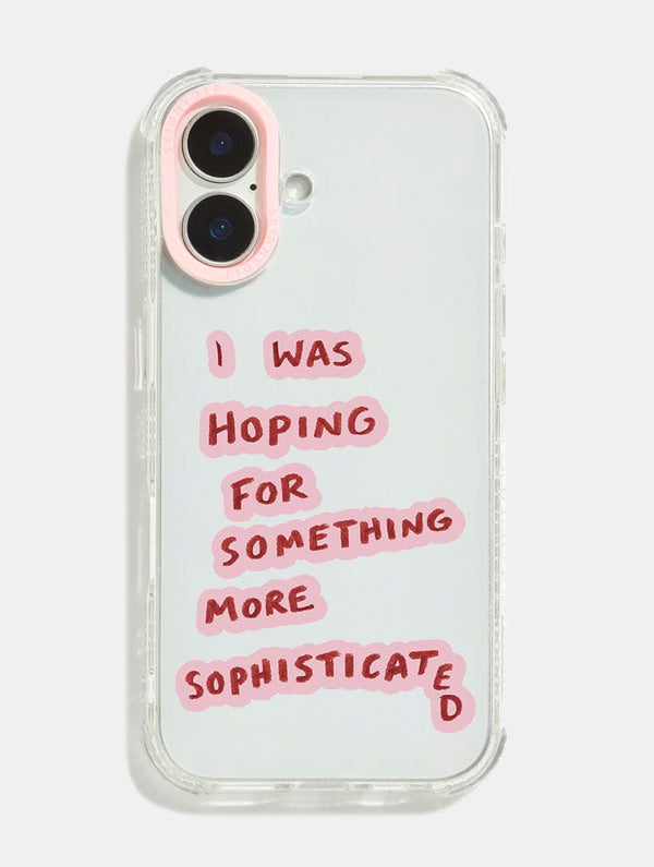 Skinnydip London Hand And Palm x Skinnydip More Sophisticated Shock iPhone Case
