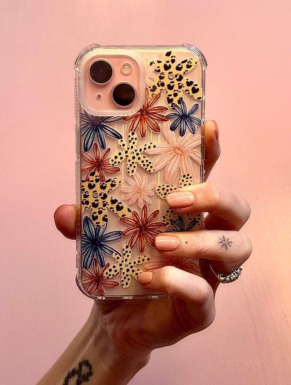 Skinnydip London Hand And Palm X Skinnydip Wild Flowers Shock IPhone Case