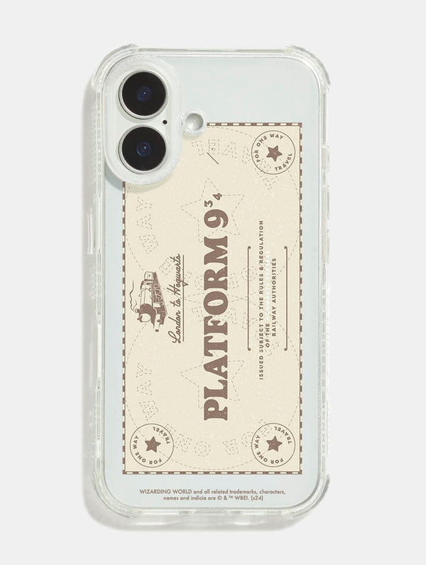 Skinnydip London Harry Potter Hogwarts Express Ticket Shock iPhone Case