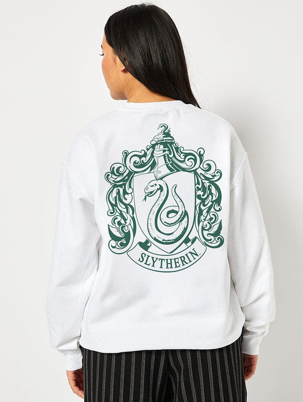 Skinnydip London Harry Potter Slytherin Sweatshirt In White