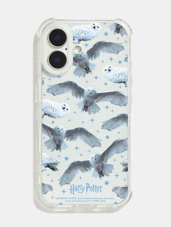 Skinnydip London Harry Potter x Skinnydip Hedwig Glitter Shock iPhone Case