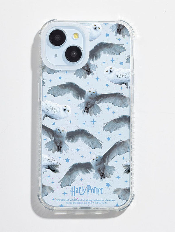 Skinnydip London Harry Potter x Skinnydip Hedwig Glitter Shock iPhone Case