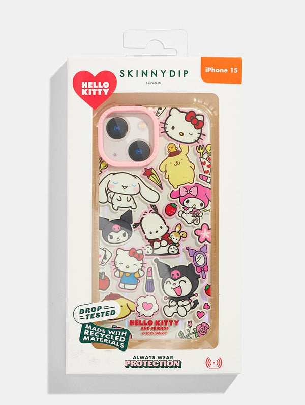 Skinnydip London Hello Kitty Friends Sticker Shock IPhone Case