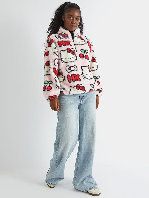 Skinnydip London Hello Kitty X Skinnydip Cherry Longline Fleece – Skinnydip London