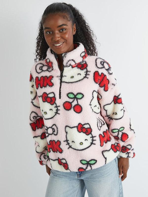 Skinnydip London Hello Kitty x Skinnydip Cherry Longline Fleece – Skinnydip London
