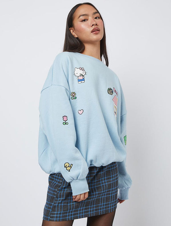 Skinnydip London Hello Kitty x Skinnydip Embroidery Sweatshirt