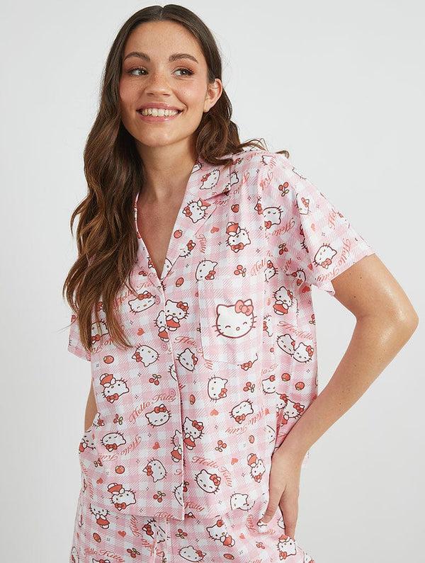 Skinnydip London Hello Kitty X Skinnydip Pyjama Shirt & Short Set
