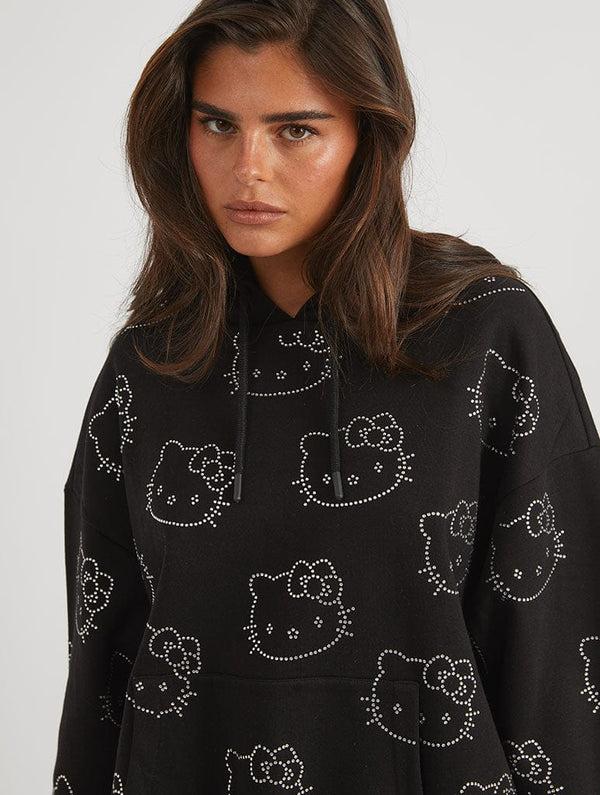 Skinnydip London Hello Kitty x Skinnydip Rhinestone Hoodie