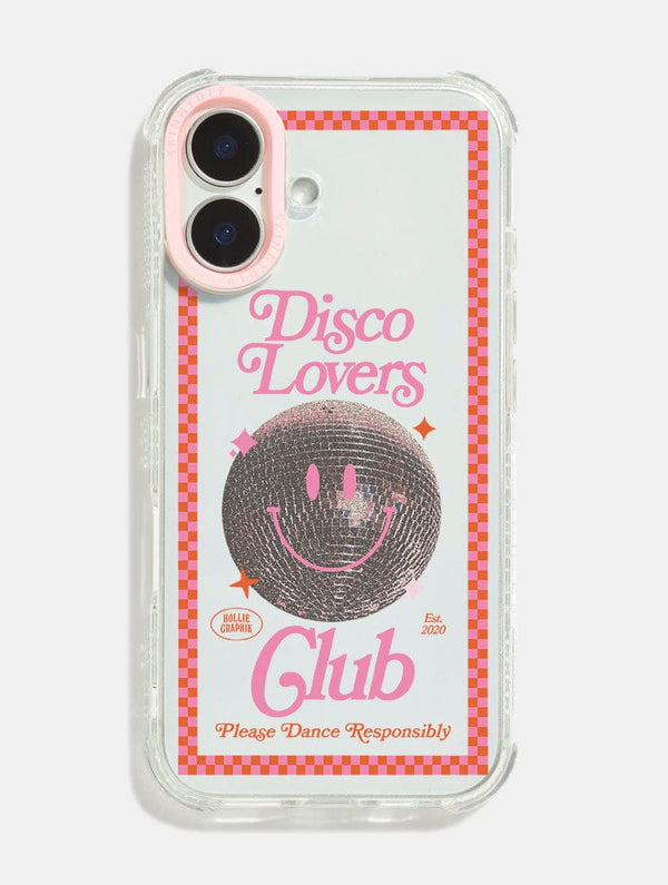 Skinnydip London Hollie Graphik x Skinnydip Disco Lovers Club Shock iPhone Case
