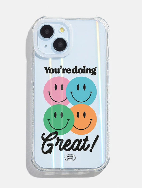 Skinnydip London Hollie Graphik x Skinnydip You're Doing Great Shock iPhone Case