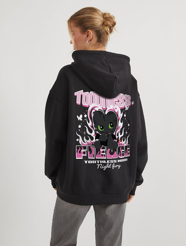 Skinnydip London How To Train Your Dragon x Skinnydip Toothless Hoodie In Black