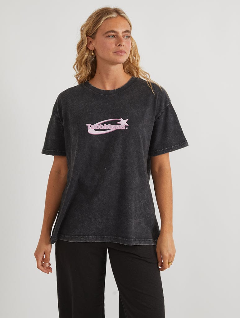 Skinnydip London How To Train Your Dragon X Skinnydip Toothless T-Shirt In Acid Wash