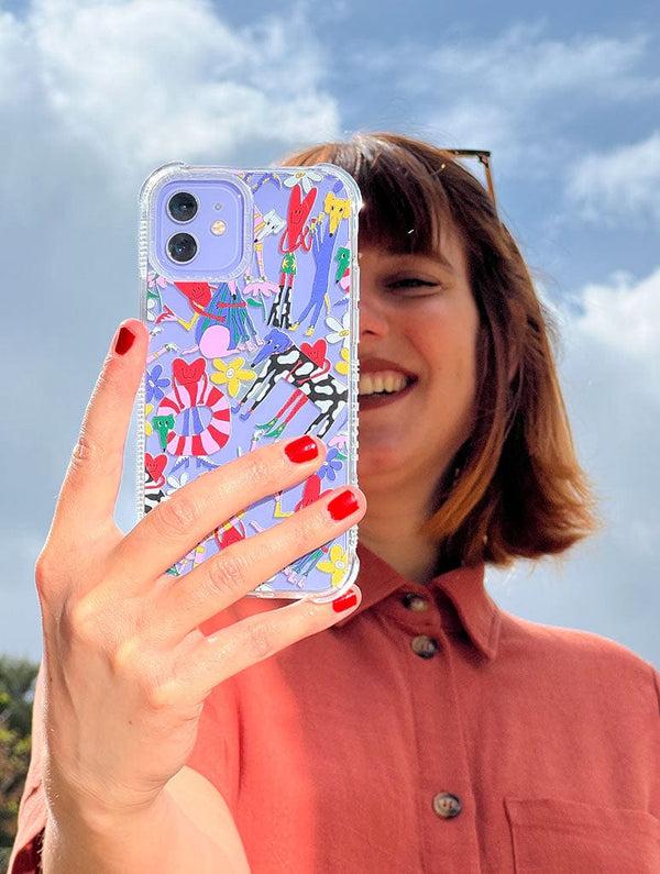 Skinnydip London Juani Bengali X Skinnydip Dogs And Hearts Case Shock IPhone Case