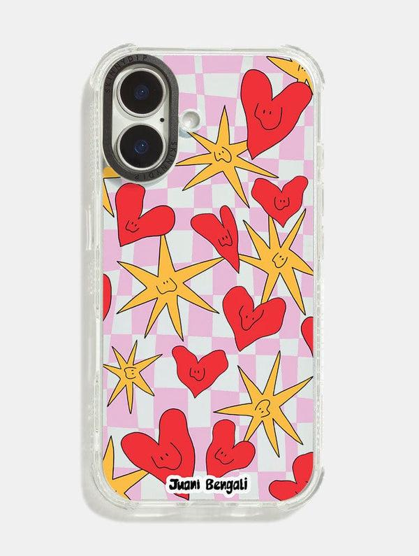 Skinnydip London Juani Bengali x Skinnydip Hearts And Stars Shock iPhone Case
