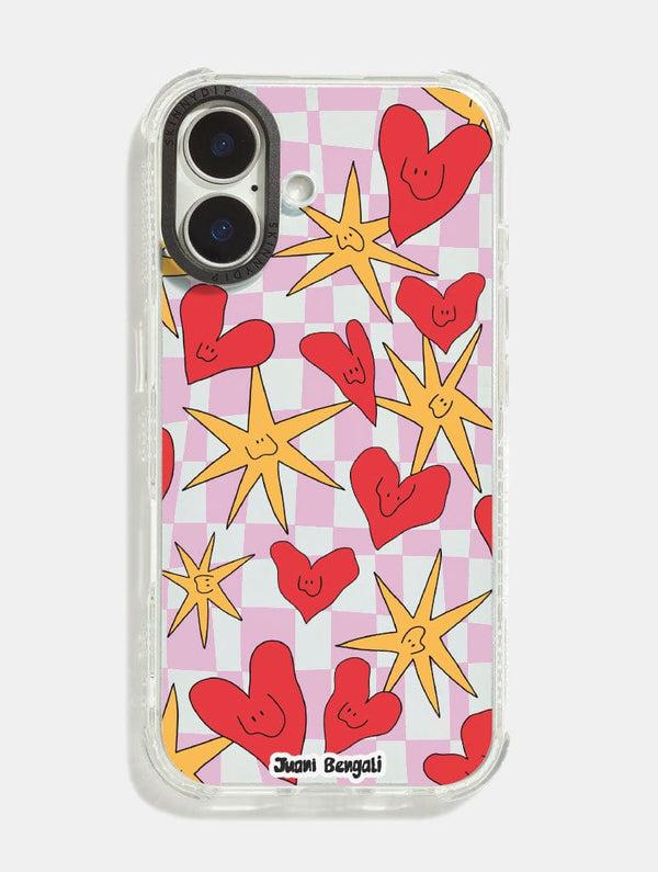 Skinnydip London Juani Bengali x Skinnydip Hearts And Stars Shock iPhone Case