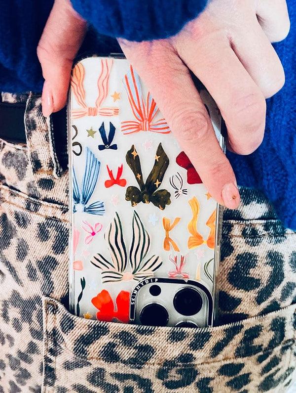 Skinnydip London Kate Fox X Skinnydip Bows Shock IPhone Case