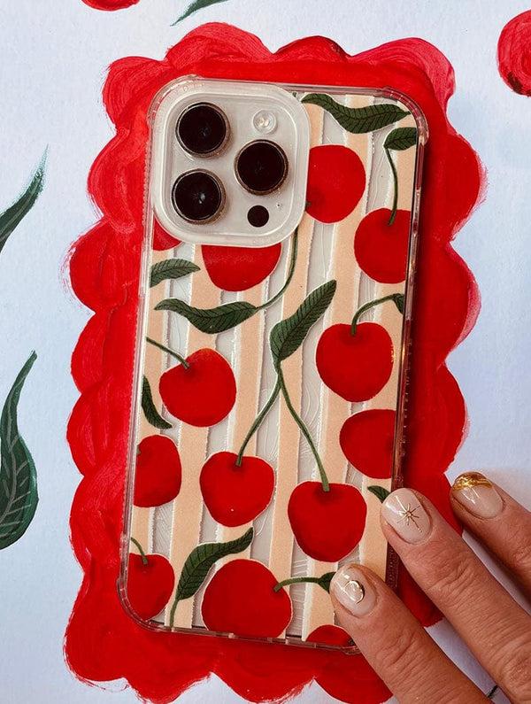 Skinnydip London Kate Fox X Skinnydip Cherries Shock IPhone Case