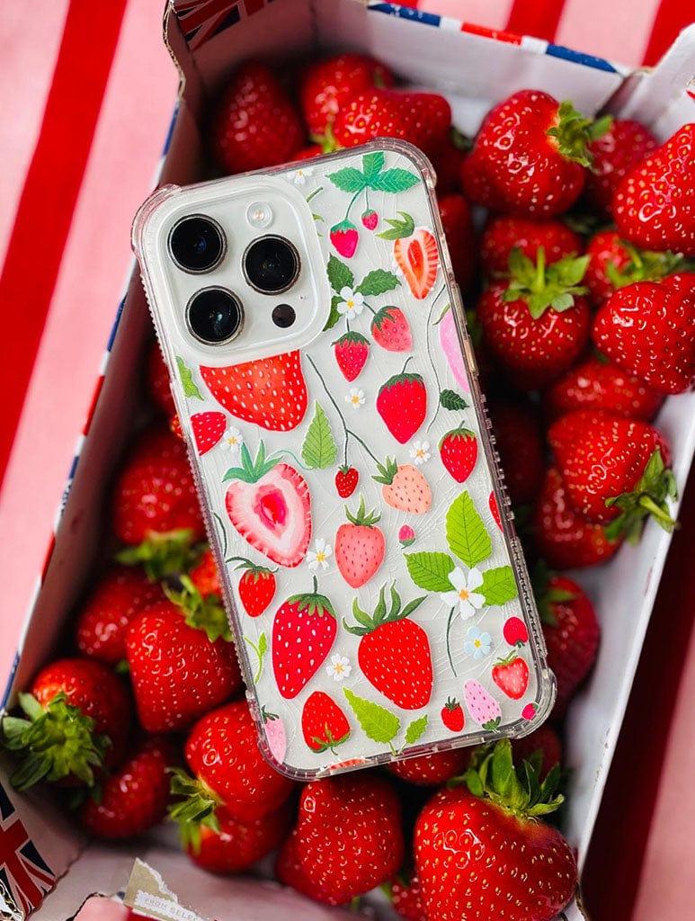 Skinnydip London Kate Fox X Skinnydip Strawberries Shock IPhone Case