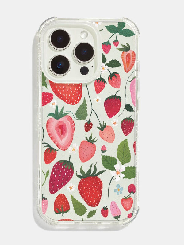 Skinnydip London Kate Fox x Skinnydip Strawberries Shock iPhone Case