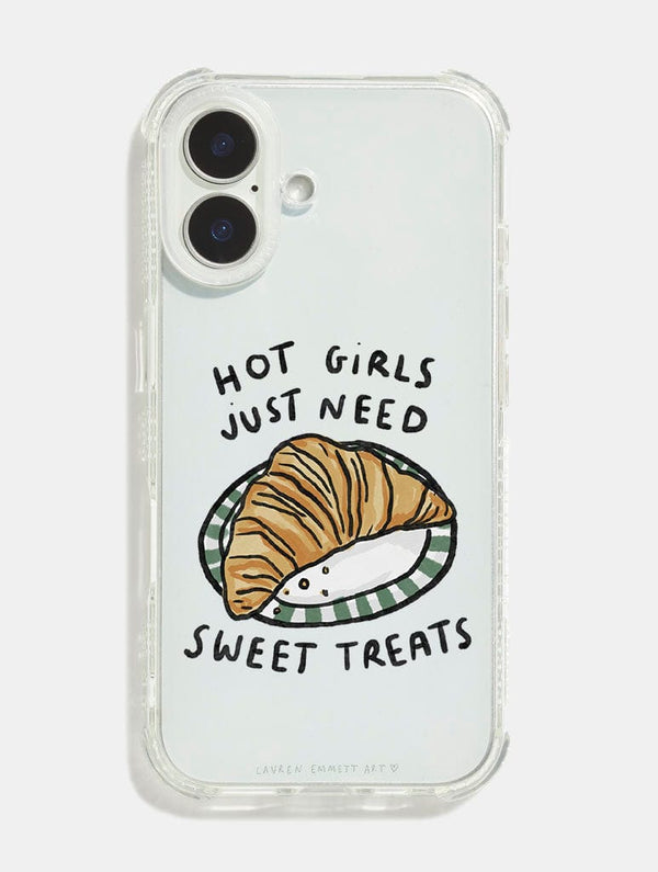 Skinnydip London Lauren Emmett x Skinnydip Hot Girls Need Sweet Treats Shock iPhone Case