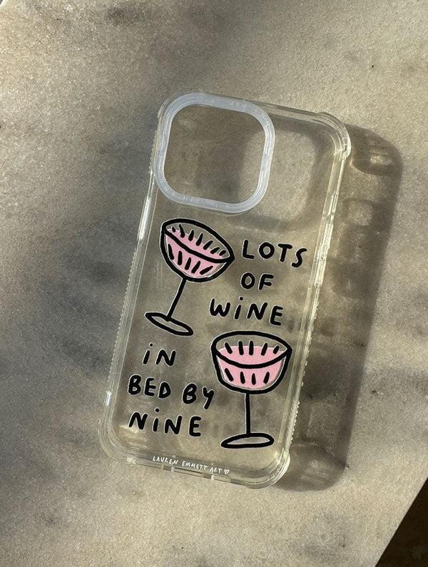Skinnydip London Lauren Emmett X Skinnydip Lots Of Wine Shock IPhone Case
