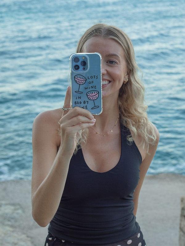 Skinnydip London Lauren Emmett X Skinnydip Lots Of Wine Shock IPhone Case