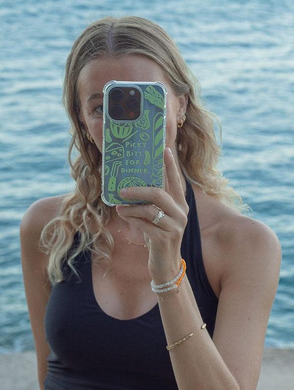 Skinnydip London Lauren Emmett X Skinnydip Picky Bits For Dinner Shock IPhone Case