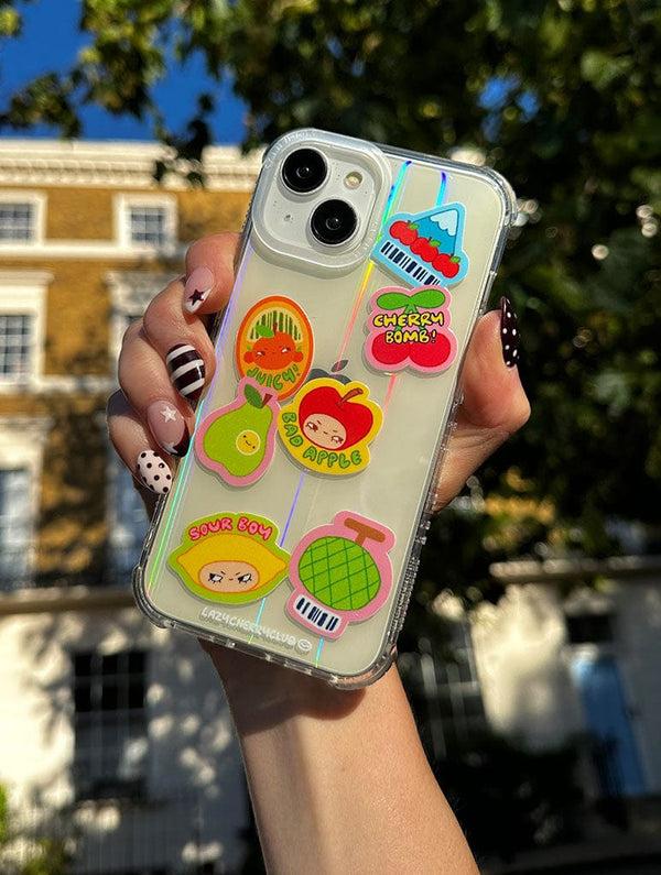 Skinnydip London Lazy Cherry Club X Skinnydip Fruit Sticker Shock IPhone Case – Skinnydip London