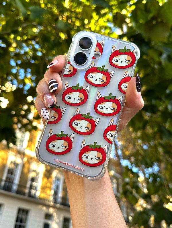 Skinnydip London Lazy Cherry Club X Skinnydip Tomato Kitty Shock IPhone Case – Skinnydip London