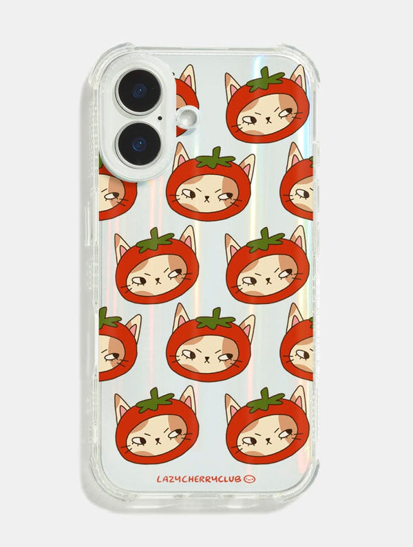Skinnydip London Lazy Cherry Cub x Skinnydip Tomato Kitty Shock iPhone Case