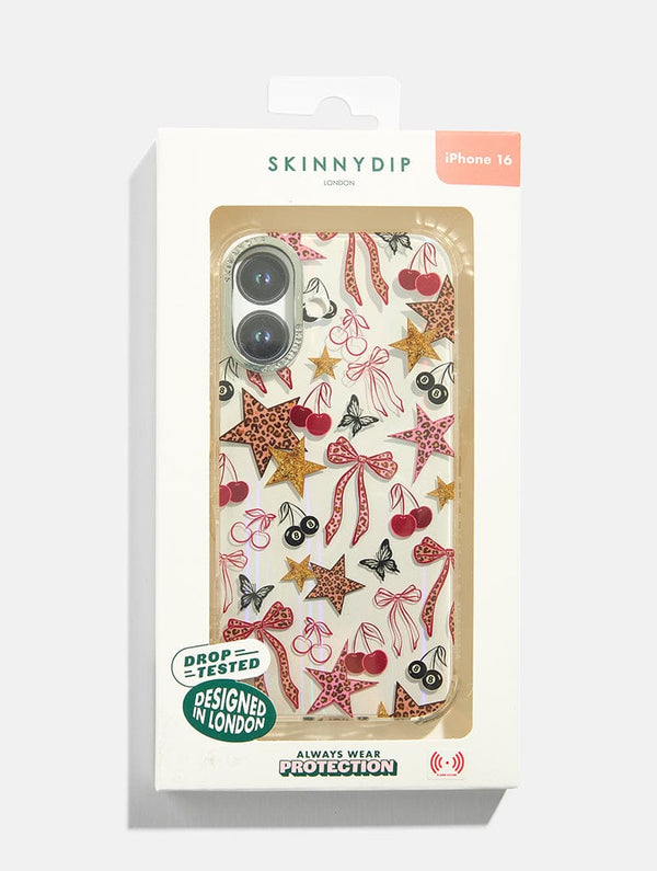 Skinnydip London Leopard Cherry Scrapbook Shock IPhone Case – Skinnydip London