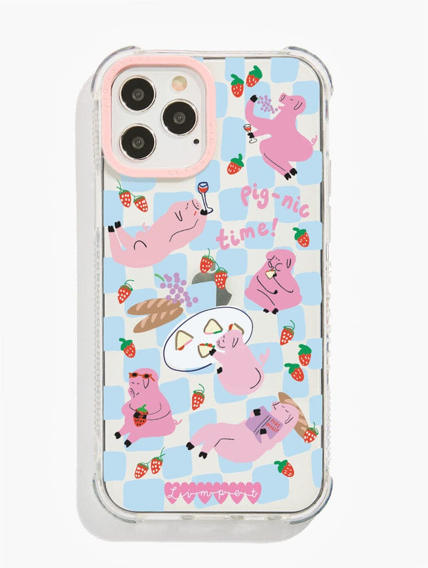 Skinnydip London Limpet Time for a Pig-nic iPhone Case