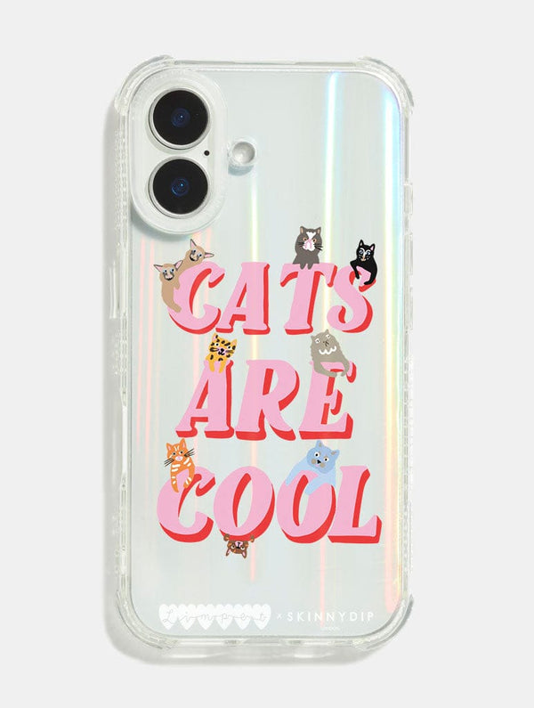 Skinnydip London Limpet x Skinnydip Cats Are Cool Shock iPhone Case