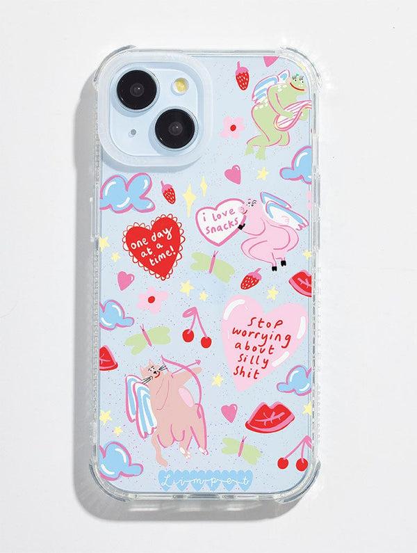 Skinnydip London Limpet x Skinnydip Stop Worrying About Silly Shit Shock iPhone Case