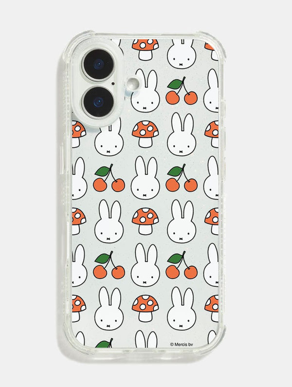 Skinnydip London Miffy x Skinnydip Cherry And Mushroom Shock iPhone Case