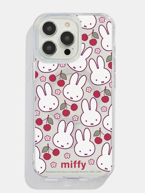 Skinnydip London Miffy x Skinnydip Cherry Glitter MagSafe iPhone Case