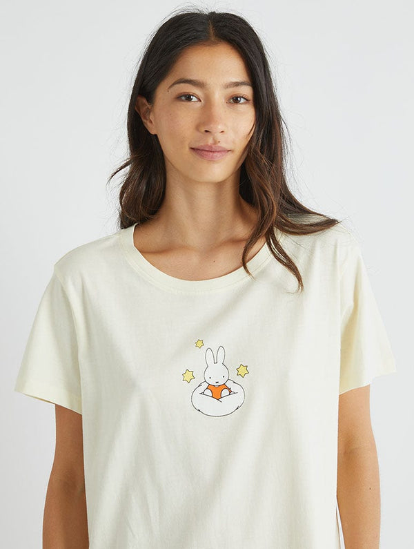 Skinnydip London Miffy X Skinnydip Cloud Nightie In Ecru