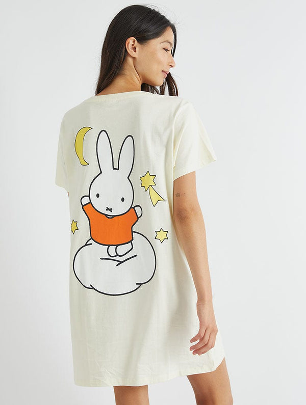 Skinnydip London Miffy x Skinnydip Cloud Nightie in Ecru