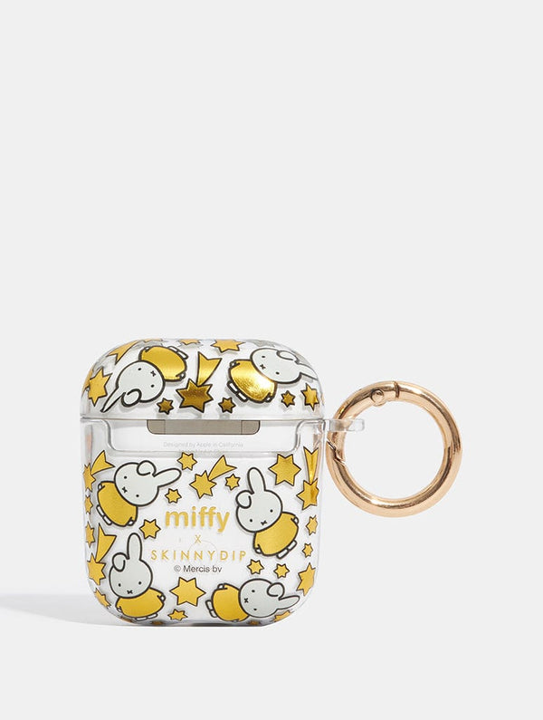 Skinnydip London Miffy X Skinnydip Gold Celestial AirPods Case