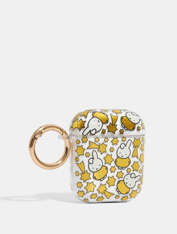 Skinnydip London Miffy X Skinnydip Gold Celestial AirPods Case