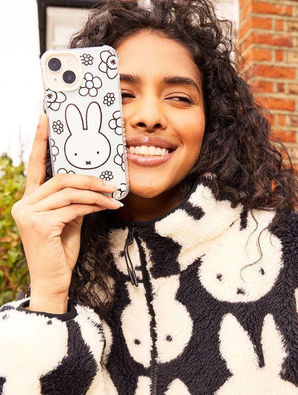 Skinnydip London Miffy X Skinnydip Tinted Floral Case