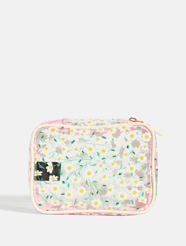 Skinnydip London Mini Daisy Travel Makeup Bag With Bottles