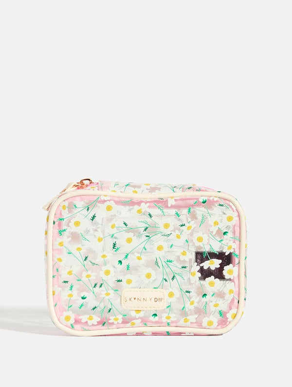 Skinnydip London Mini Daisy Travel Makeup Bag With Bottles