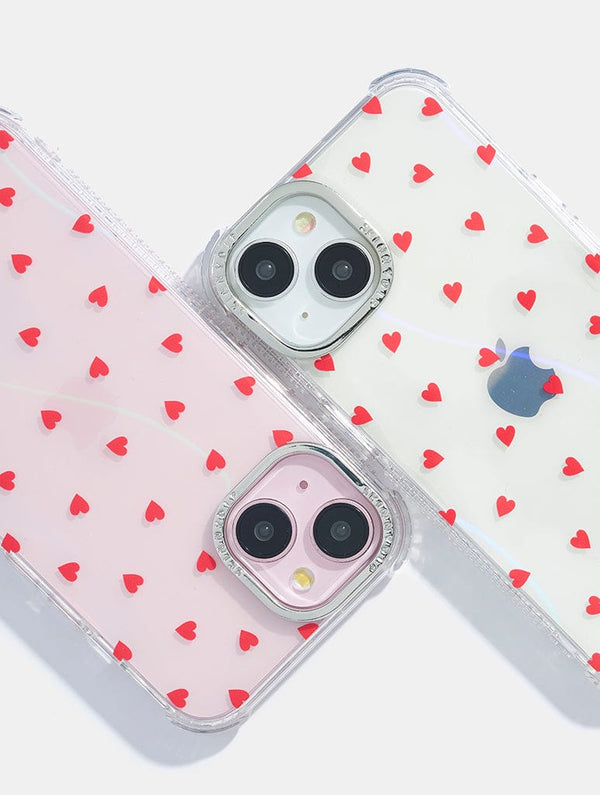 Skinnydip London Mini Ditsy Hearts Shock IPhone Case