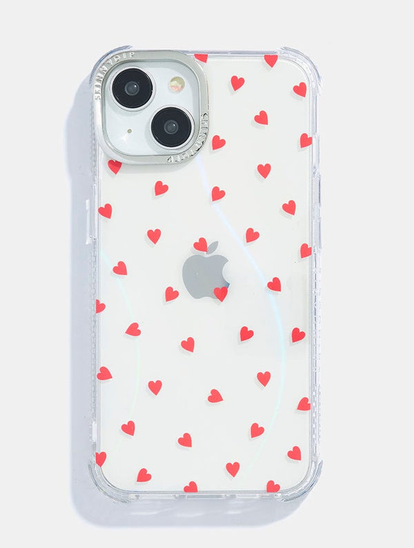 Skinnydip London Mini Ditsy Hearts Shock iPhone Case