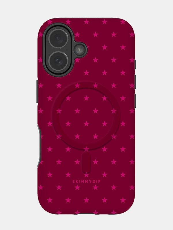 Skinnydip London Mini Star Burgundy Magsafe Ultra Protective Case